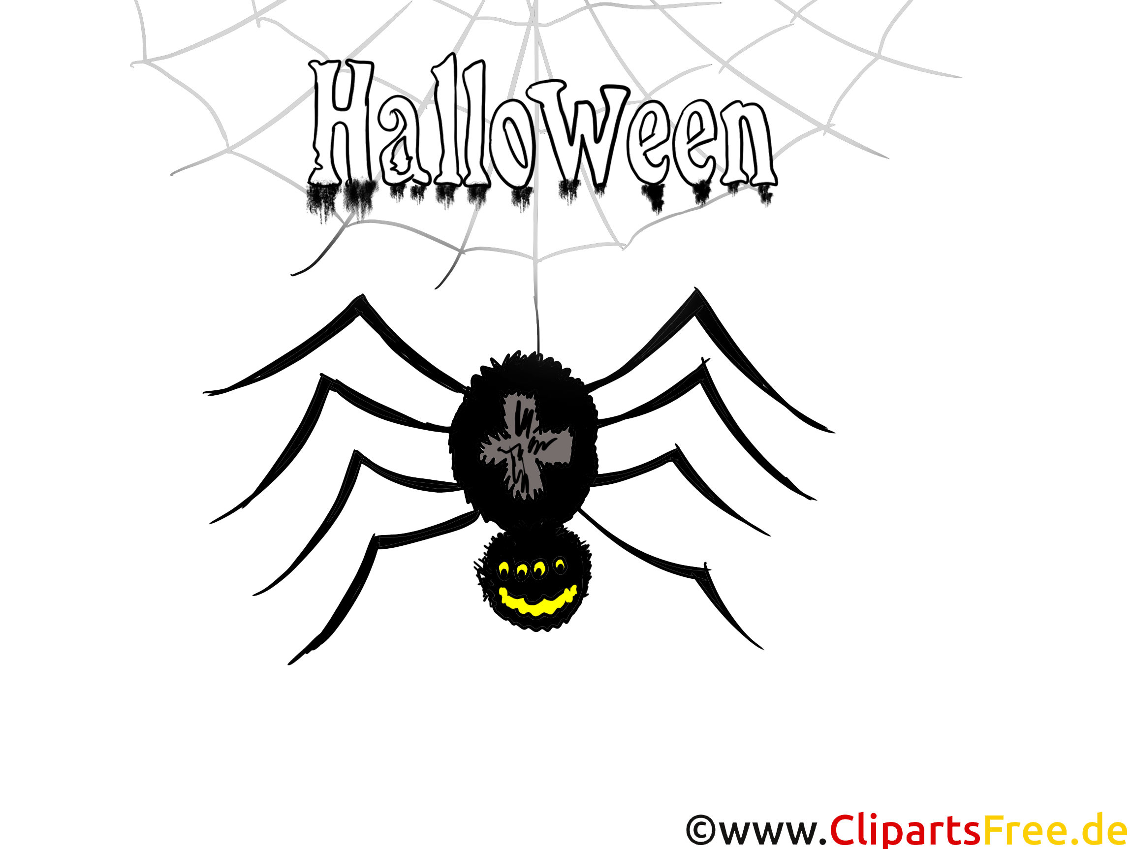 Araignée halloween image à télécharger gratuite - Halloween dessin
