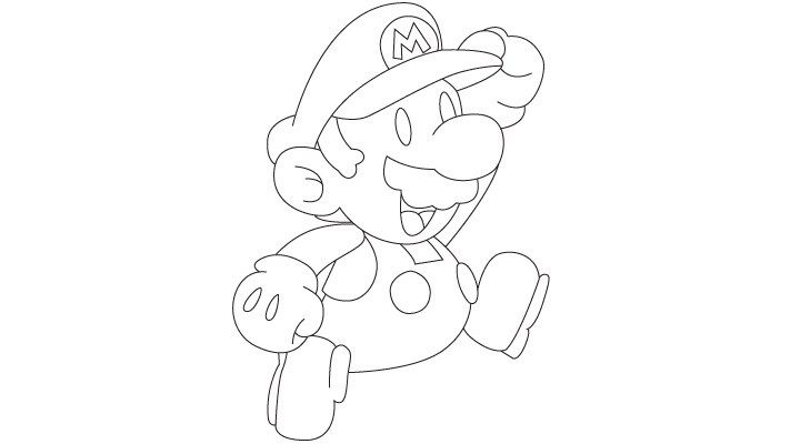 Comment dessiner Mario - Dessein de dessin | How to draw mario, Draw