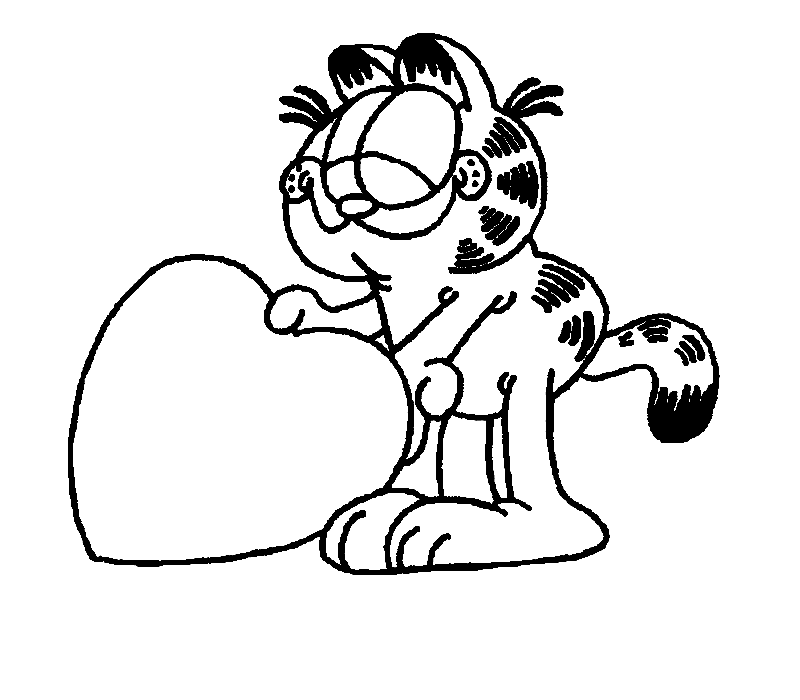 Dessin Garfield #26147 (Dessins Animés) à colorier – Coloriages à imprimer