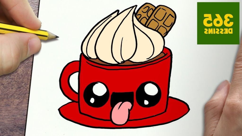 Coloriage Kawaii Nutella Élégant Photos Ment Dessiner Chocolat Chaud