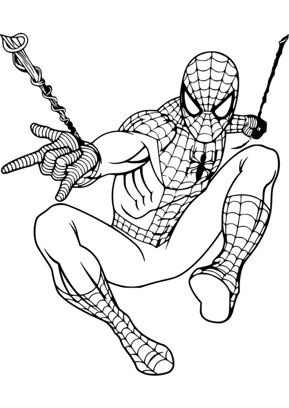 dessin à imprimer: Dessin De Spiderman A Imprimer Gratuit