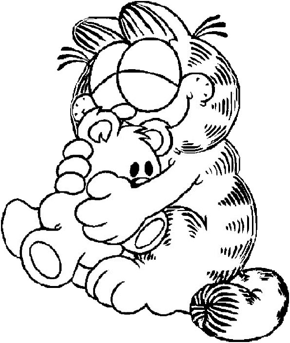 Drawing Garfield #26197 (Cartoons) – Printable coloring pages