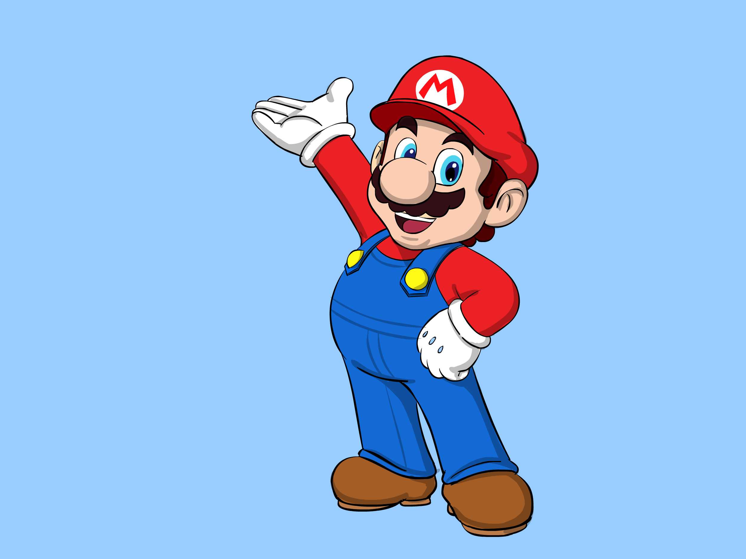 Comment dessiner mario facilement