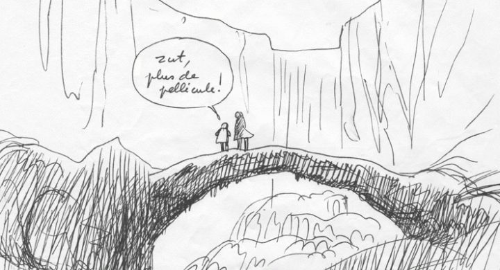 Le Dessin Au Stylo À Bille pour Dessin De Paysage Facile - Arouisse.com