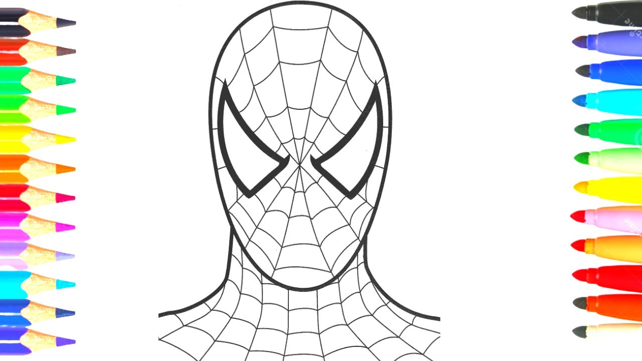 Comment Dessiner Spiderman - Dessin Facile - Dessin Coloriage - YouTube