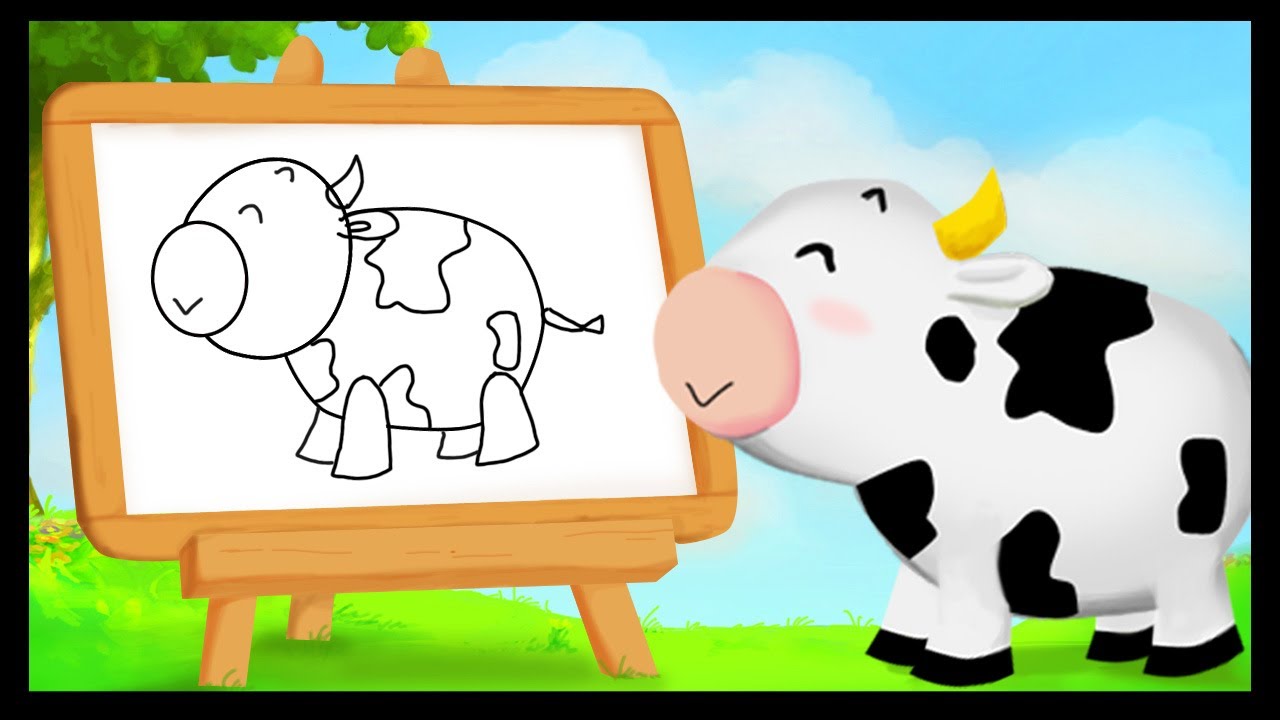 Comment dessiner une vache ? - YouTube