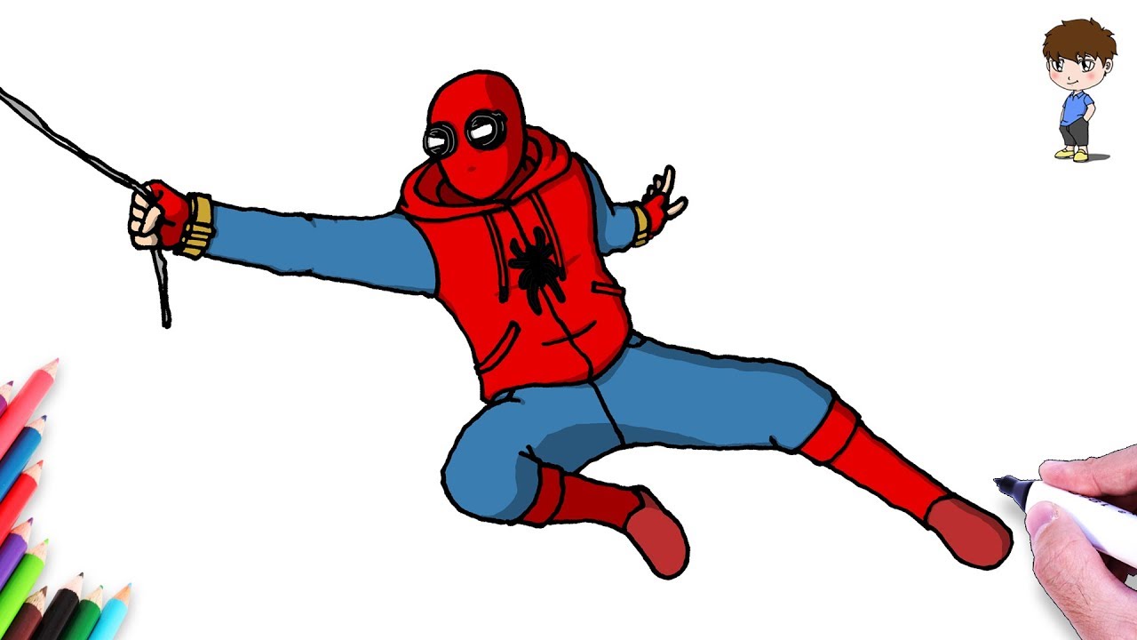 Comment Dessiner Spiderman - Dessin de Spiderman Facile a Faire